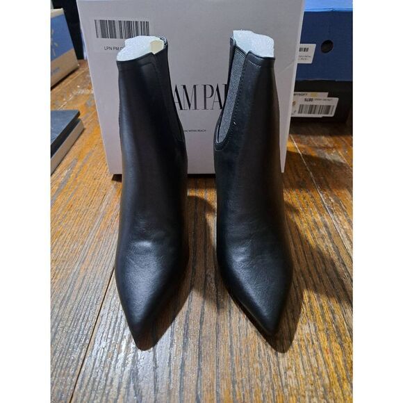 New 5 Dream Pairs Black Point Toe Stiletto High Heel Ankle Boot Booties Shoe NWT - Picture 8 of 12